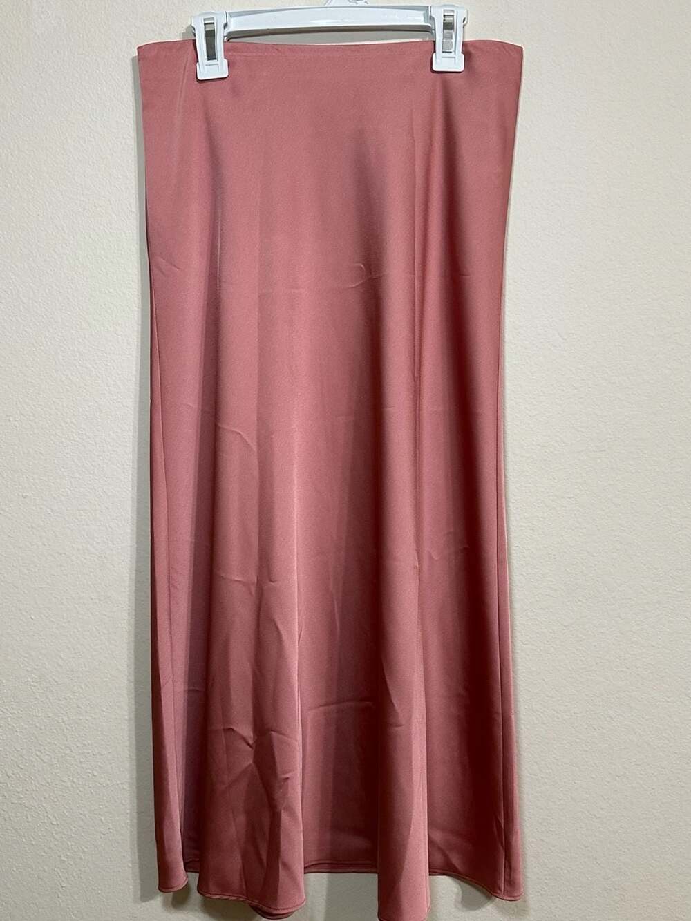 J.Crew Women's SATIN  Midi Skirt Pink Size XS
